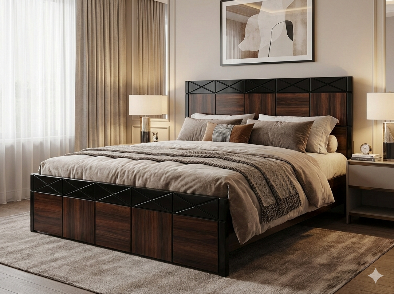 box beb black cross design