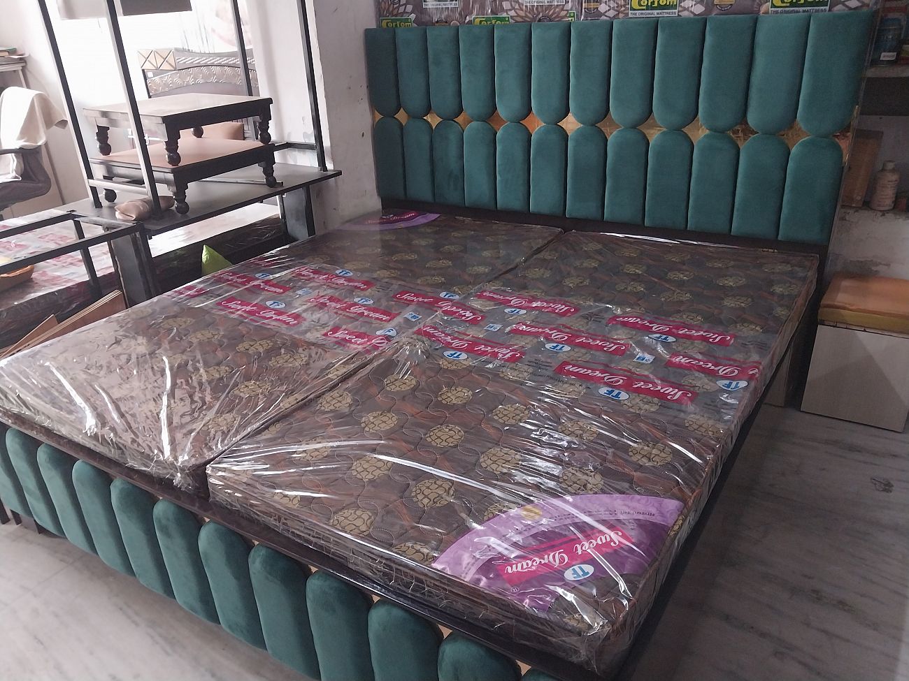 box double bed with both side cushion design no 3 of 7