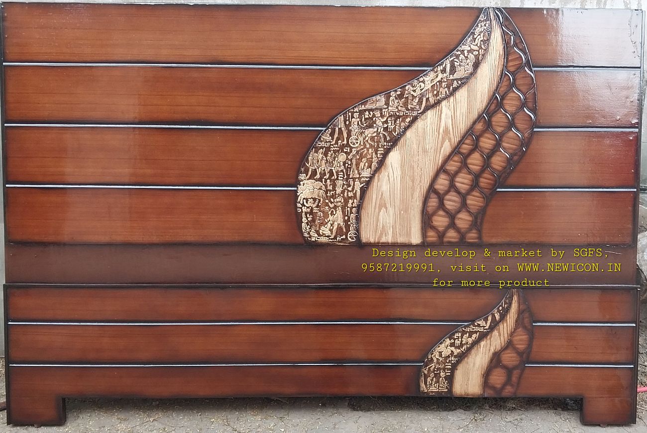 Double bed with box available